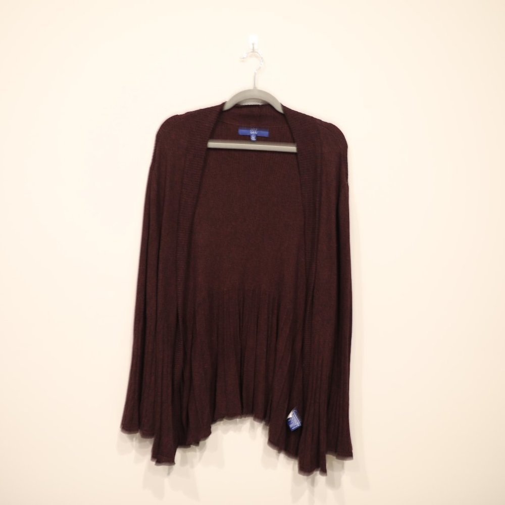 Apt 9 purple bell sleeve cardigan XL